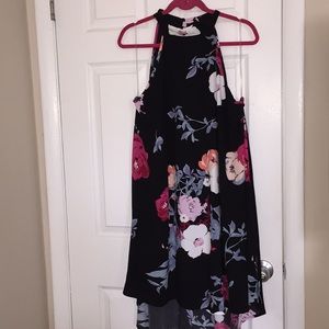 Flower print dress